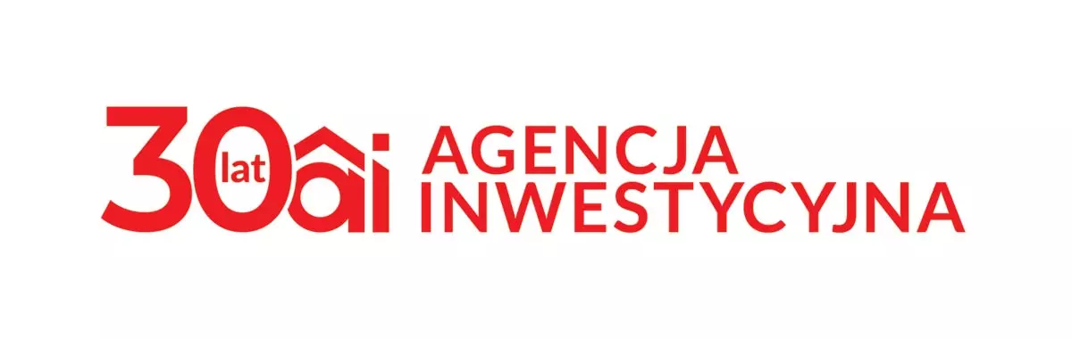 logo agencja inwestycyjna 30lat podstawa czerwone